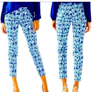 Lilly Pulitzer 29 inch Kelly Pants in Get Trunky size 10